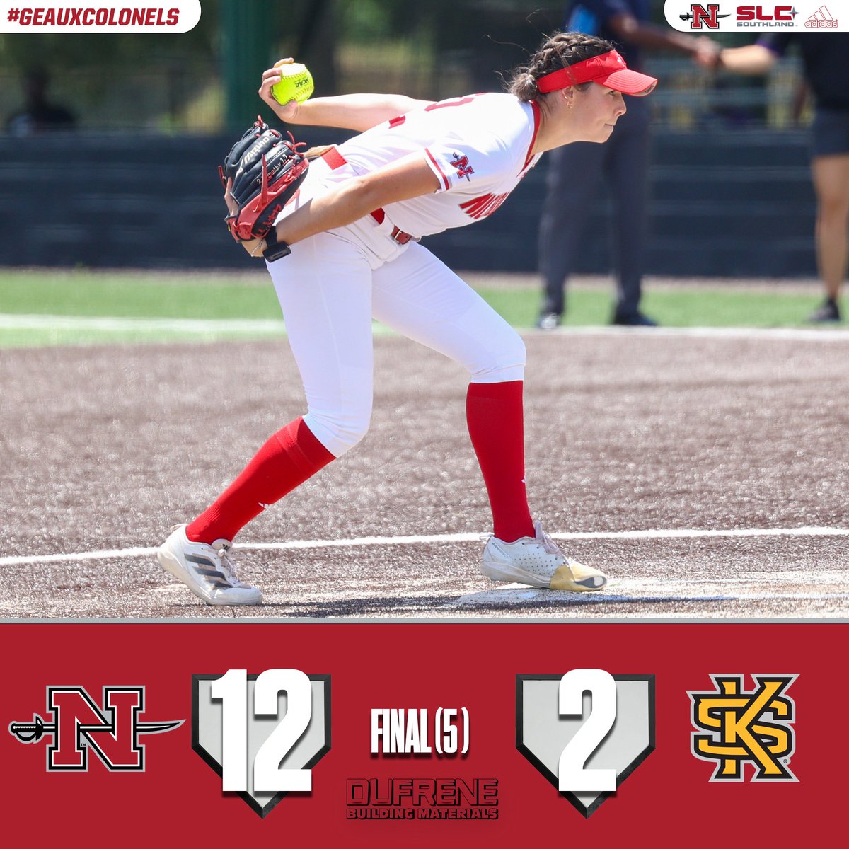 Run-Rule ⚔️ 

Colonels racked up 14 hits while Molly Yoo tossed a complete game in the win over Kennesaw State