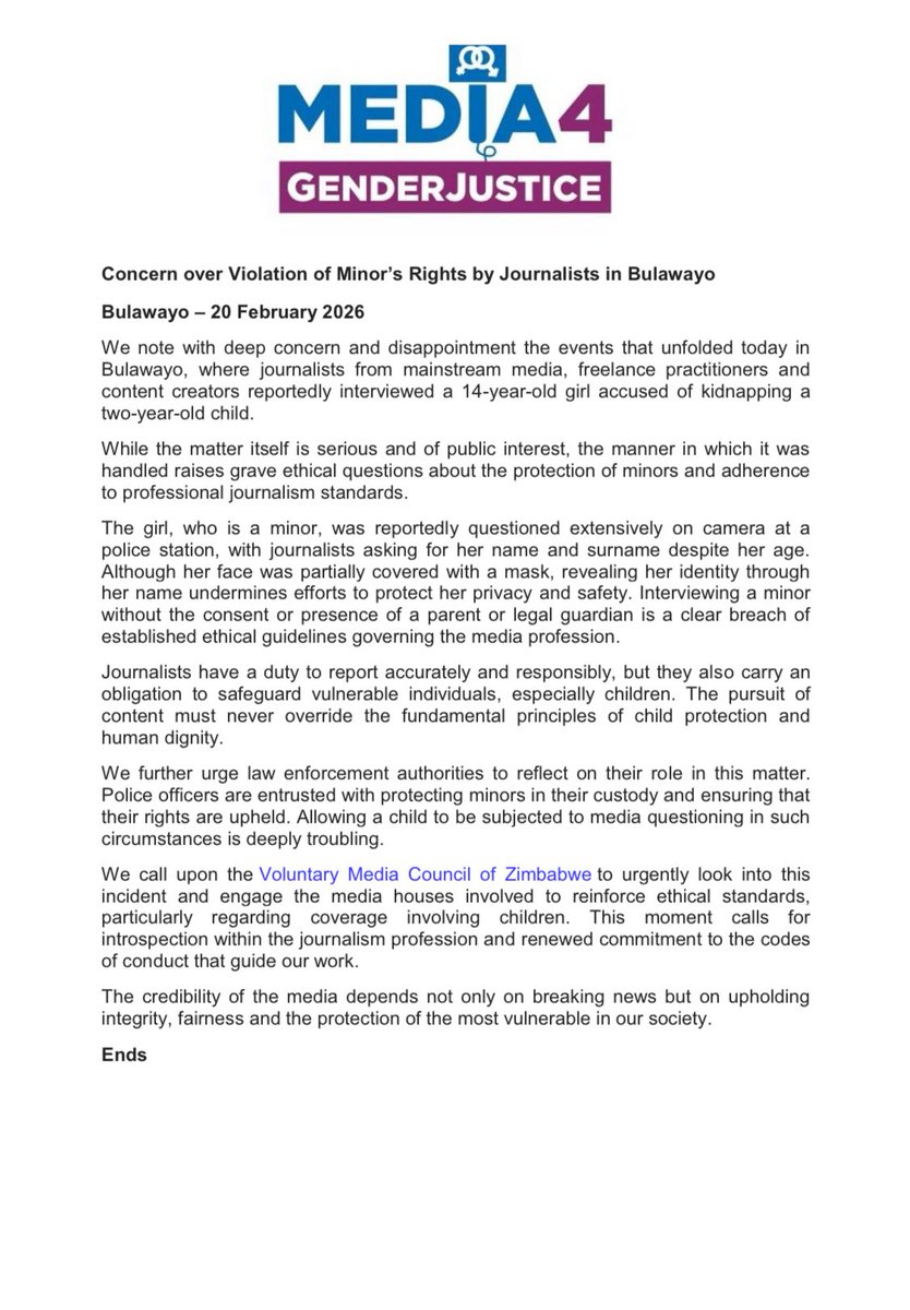 Media4GenderJusticeZW tweet media
