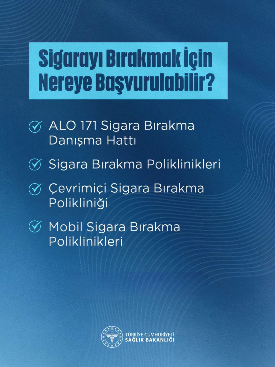 İlimizde hizmet veren Sigara Bırakma Polikliniklerimizde ücretsiz destek alabilirsiniz.
Ayrıca ALO 171 Sigara Bırakma Danışma Hattı 7/24 hizmetinizdedir.

#BuRamazanBırakıyorum
#MilatOlsun
