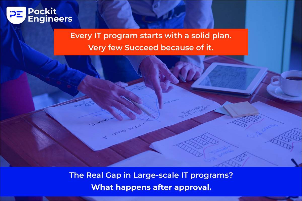 PockITEngineers's tweet photo. Execution decides success — not just strategy.
At scale, IT programs win with systems, visibility, and empowered on-ground teams.
#ITExecution #ManagedIT #EnterpriseIT #B2BTech https://t.co/BCLUVHID8F