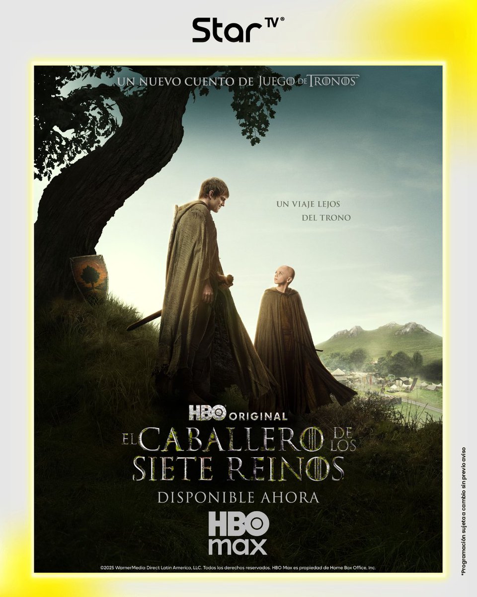 Seguimos procesando TODO lo que pasó 😭💔
¿Listos para el final?
Mañana se estrena el último episodio de la primera temporada de #ElCaballeroDeLosSieteReinos ⚔️
Disfrútalo solo en <a href="/StreamMaxLA/">HBO Max Latinoamérica</a> con #StarTV.📺🔥