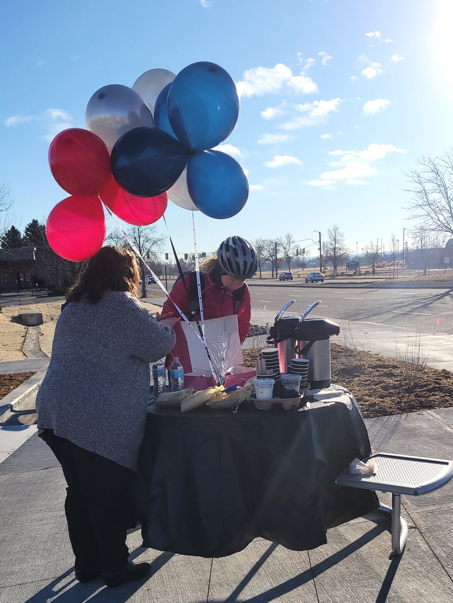 Winter Bike to Work Day took place last week on 2/13. It is a semi-annual event in Colorado encouraging cyclists to swap car rides for bikes, even in winter conditions.

Vectra's Littleton branch set up a table with drinks, snacks, and gift bags for bikers in the neighborhood.