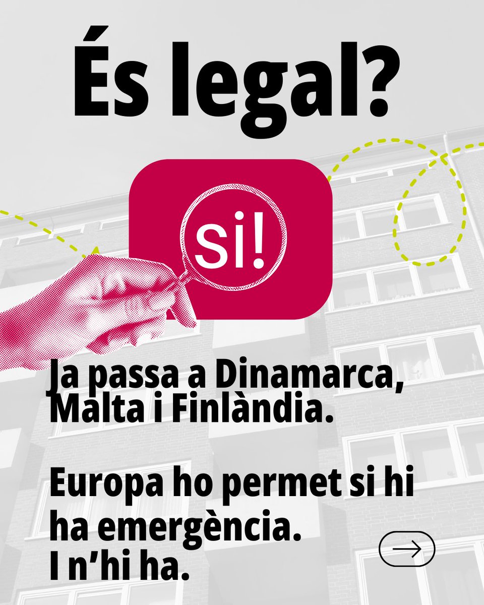 Les #IllesBalears viuen una emergència habitacional.

MÉS defensa una Llei perquè els municipis puguin restringir temporalment la compra d’habitatges a no residents, persones jurídiques i segones residències.

🏠 Cases per viure-hi, no per especular.