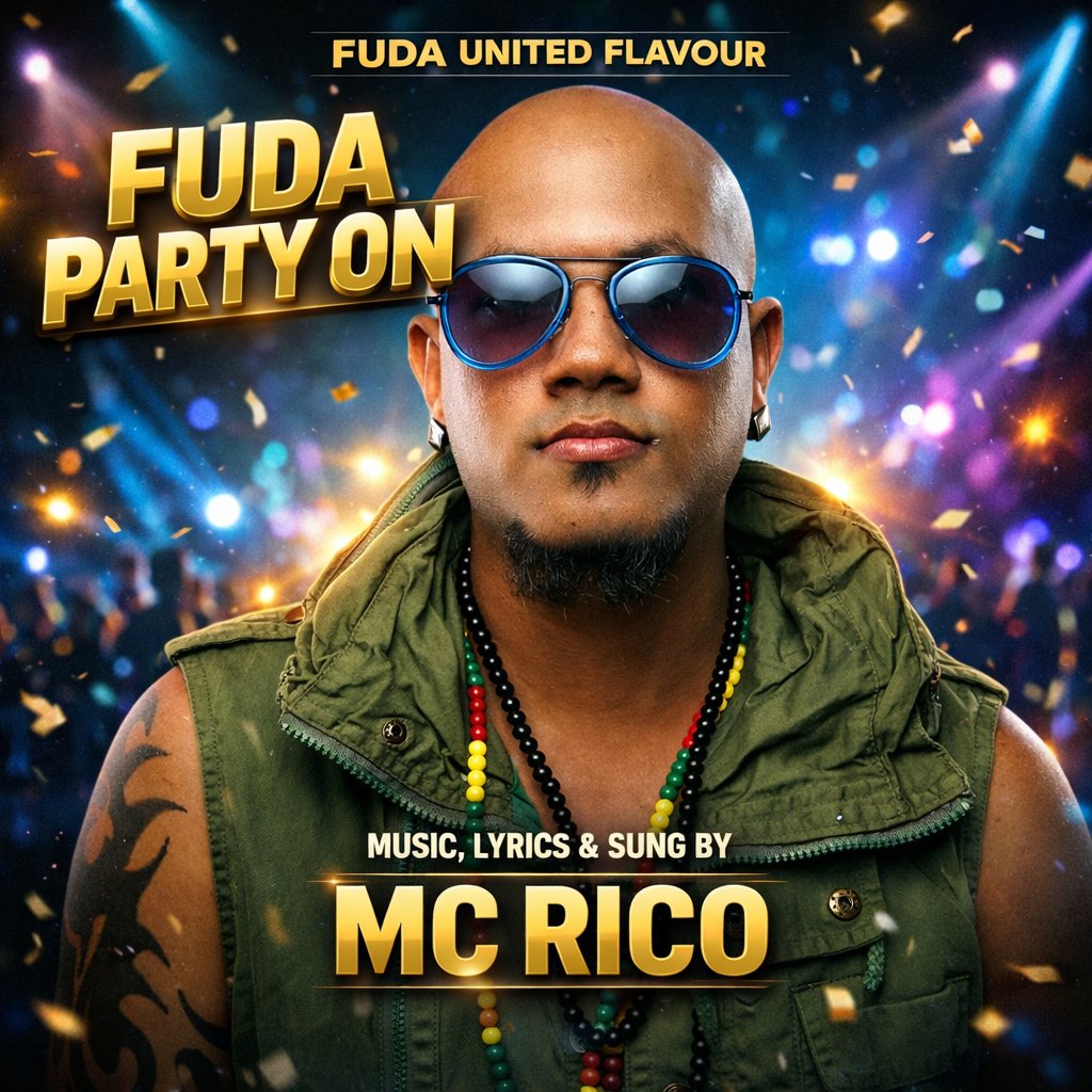 mcricog5's tweet photo. It's #Mc_Rico new song out now #Fuda #Party_on...don't miss it guys https://t.co/yUBGUrUHud