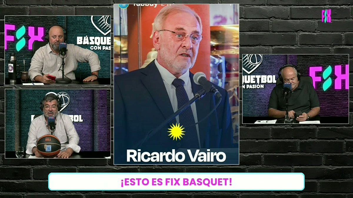Ricardo Vairo fue designado como presidente de FIBA Américas

<a href="/BCPasion/">Básquetbol Con Pasión</a> 🏀 con <a href="/ademarperez/">Adémar Pérez Martínez</a> - <a href="/marce15675/">Marcelo López 🇺🇾</a> 

▶️ youtube.com/live/eBXDObvk1…
➡️ Disfrutá el programa completo en Antel TV