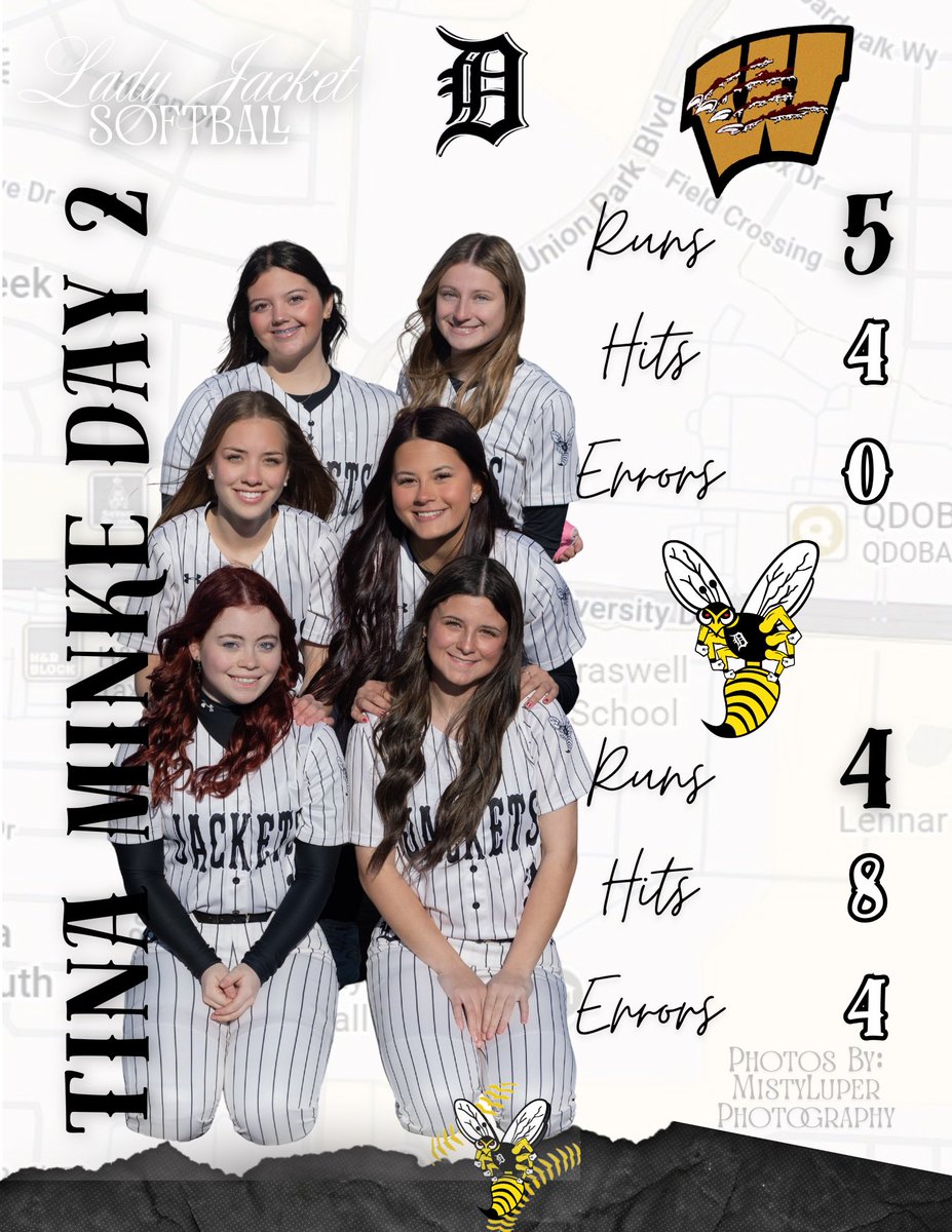 Denison Lady Jacket Softball tweet media