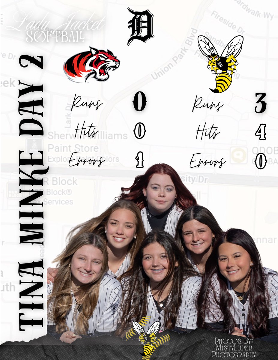 Denison Lady Jacket Softball tweet media