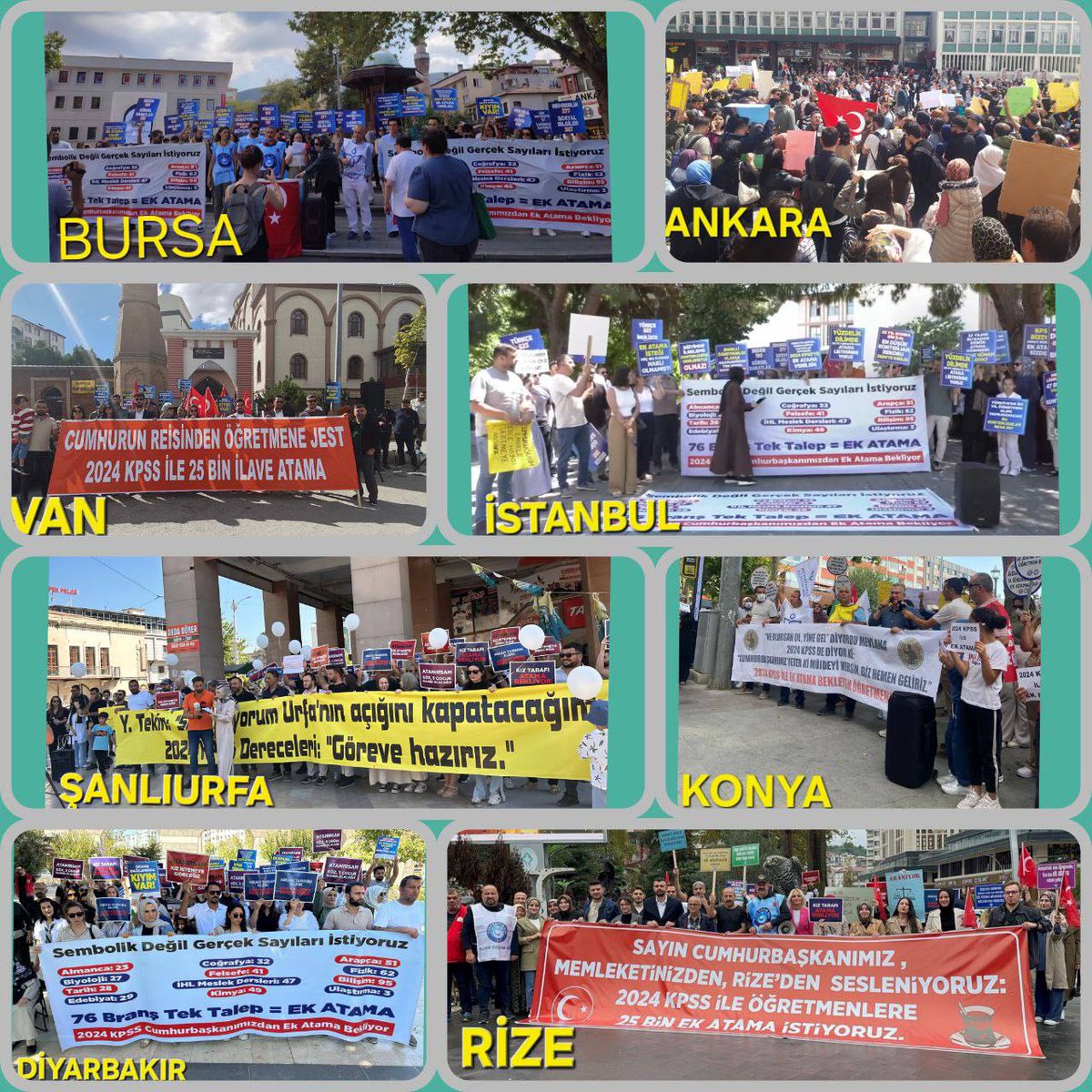 ibrahimdikab266's tweet image. 2024 KPSS ile ek öğretmen ataması bekleyen öğretmenler olarak yaklaşık 10 aydır ek atama için emek verdi çeşitli illerde basın açıklamaları yaptık.
MHP ve TES bu süreçte bizlerin her daim yanında oldu.Destek olan herkese çok teşekkür ederiz 
@idilbeldek_