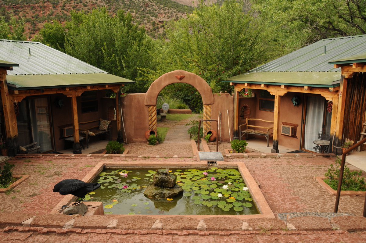 As winter finally melts away, renew your mind, body &amp; spirit at our hot springs &amp; spas. Check into the Canon del Rio Retreat &amp; Spa for a spiritual mountain retreat. 
canondelrio.com

#canondelrio #explorenm #seesandoval #nmtrue #landofenchantment #villageofjemez