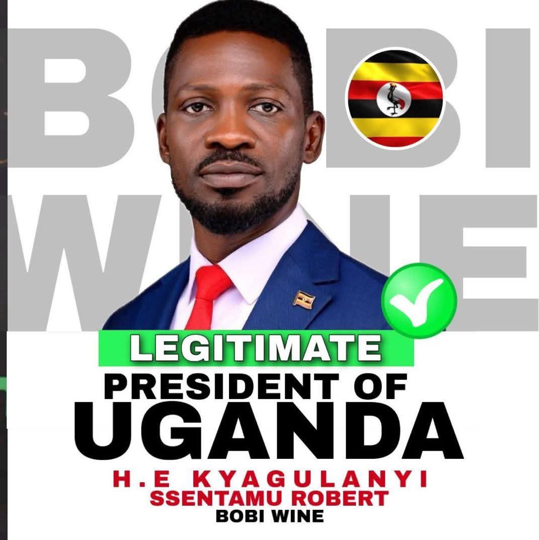 BekarSebat51443's tweet photo. Mr @KagutaMuseveni like it or not kyagulanyi Sentamu Robert @HEBobiwine is the president Ugandans voted, not you. https://t.co/vxBmpZCNgD