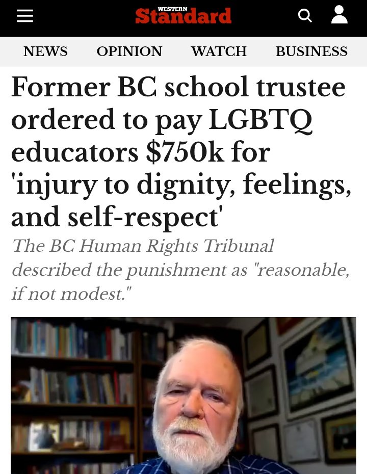 Canada has become a virtually communist state.

It pretends to be a free market, democratic society, but is merely a totalitarian state ruled by an oligarchy.

A BC school trustee should not have to pay a penny to teachers with a particular sexual penchant.

LOST KOMRADE FILES #