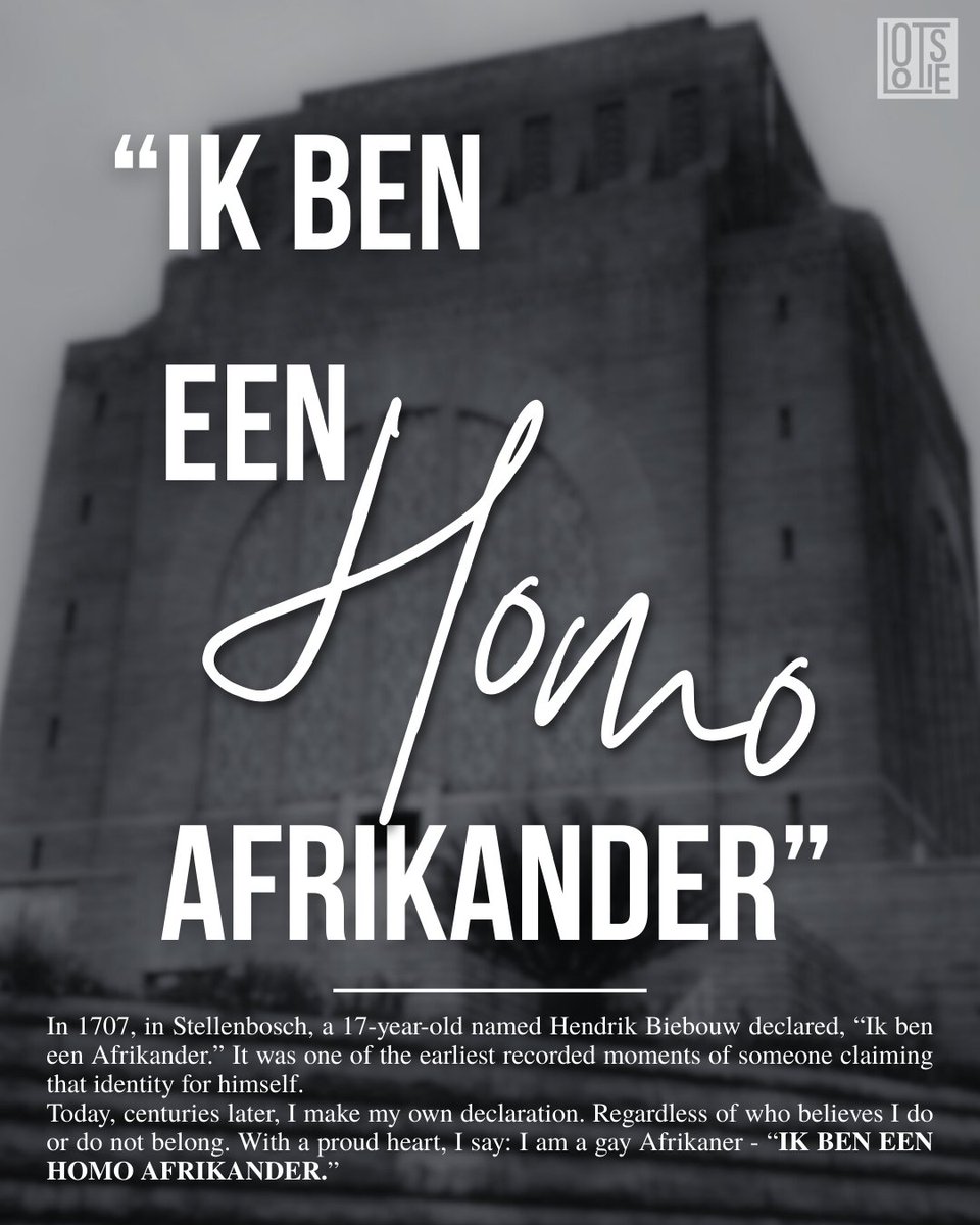 Lootsie_artem's tweet photo. "IK BEN EEN HOMO-AFRIKANDER"

Available Now
#gay #gayart #afrikaner #graphyte #art #ikbeneenhomoafrikander https://t.co/3lS9hHRTzE
