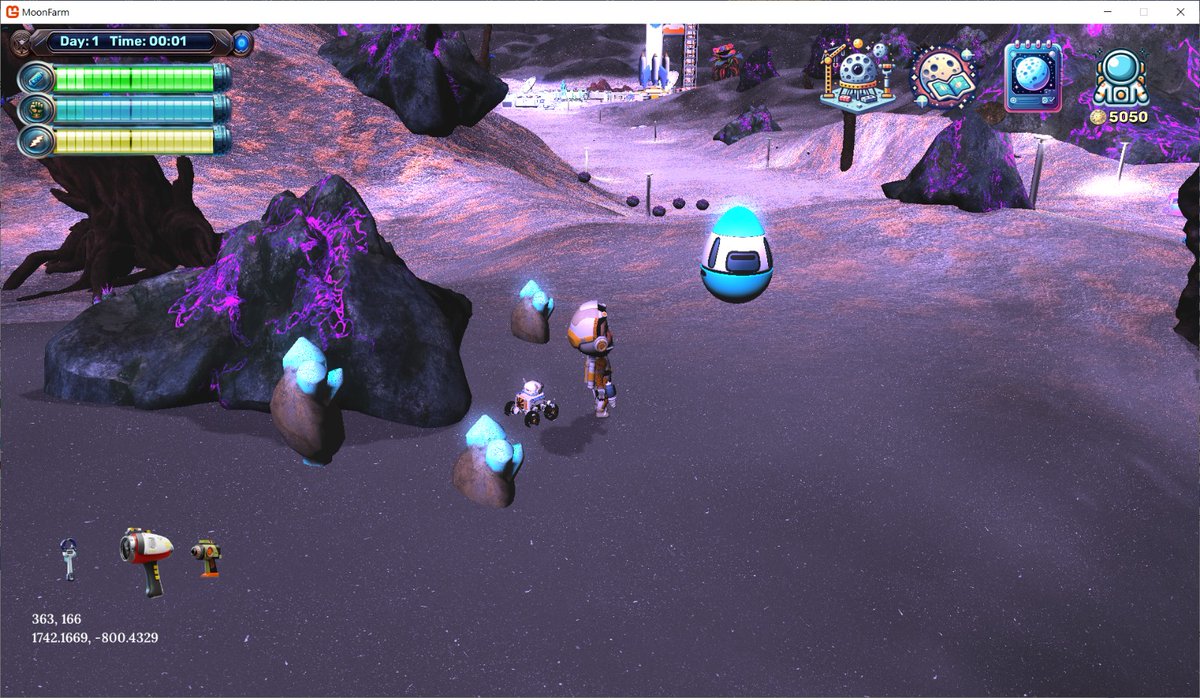 MoonFarmGame's tweet photo. Just a small update to show the Moonfarm is still alive. Been adding support for HDR and bloom so it looks a lot more vibrant.

I'm busy adding in loads items and rares to collect and use in recipes and blueprints.

Lots of furniture sets and interiors are now finished too. Too many updates to list..

#monogame #indiegamedev #indiegame