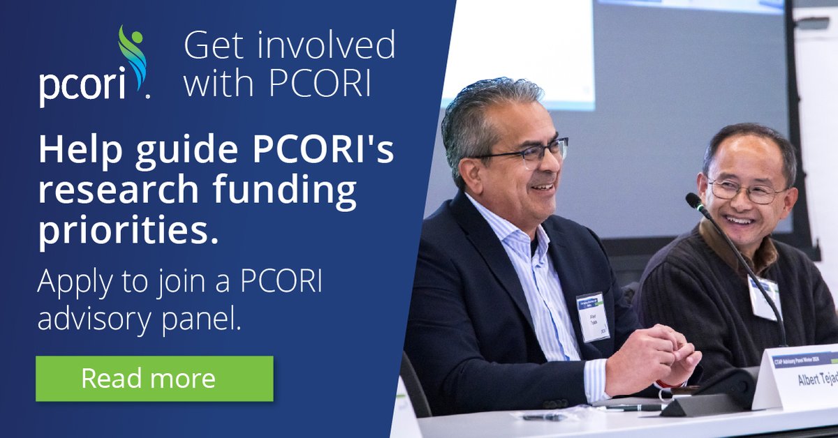 The Patient-Centered Outcomes Research Institute tweet media