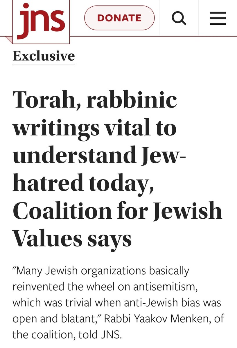 Coalition for Jewish Values tweet media