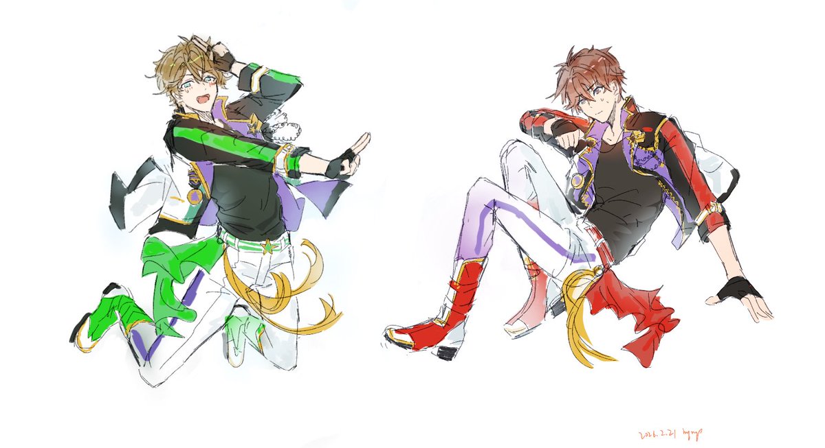 #みどちあ #翠千
 💚❤️