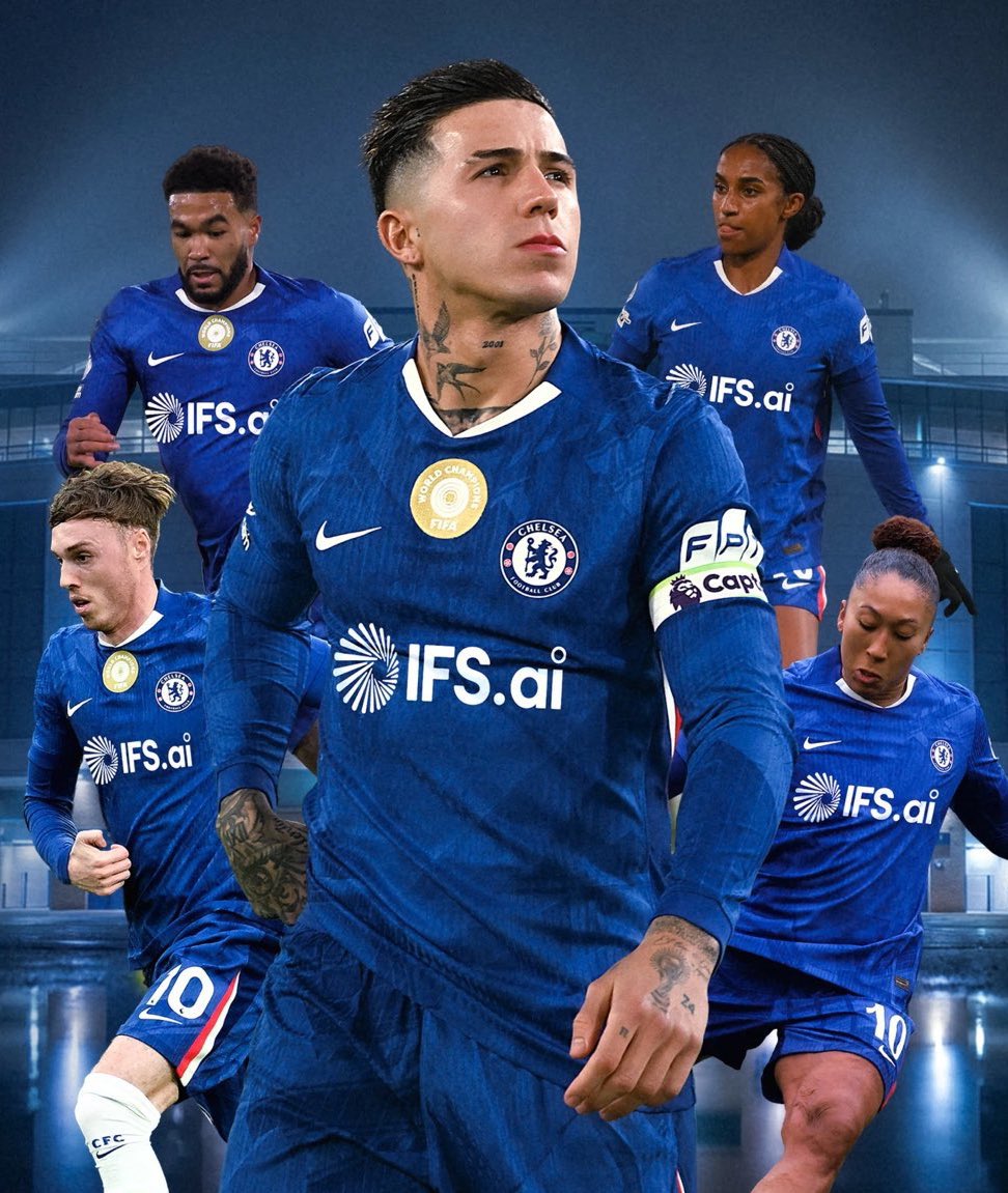 Reallstone's tweet photo. Chelsea’s new front of shirt sponsor! ✅ https://t.co/pDUPXrqTgj