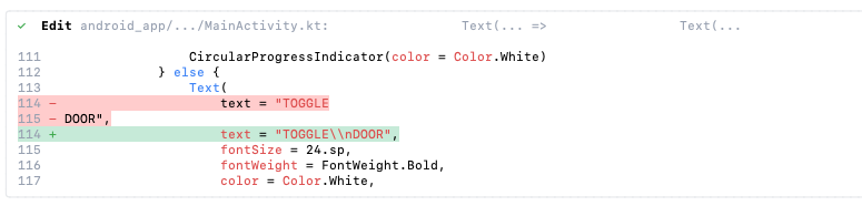 collantes's tweet photo. testing @gemini_cli today and after countless debugging sessions while building the apk Ii don't even try outside the cli), this is one the last corrections, a \n in a string rather than putting """ for the string when writing a button.
This is a cry for help! https://t.co/TxQth9vQAE
