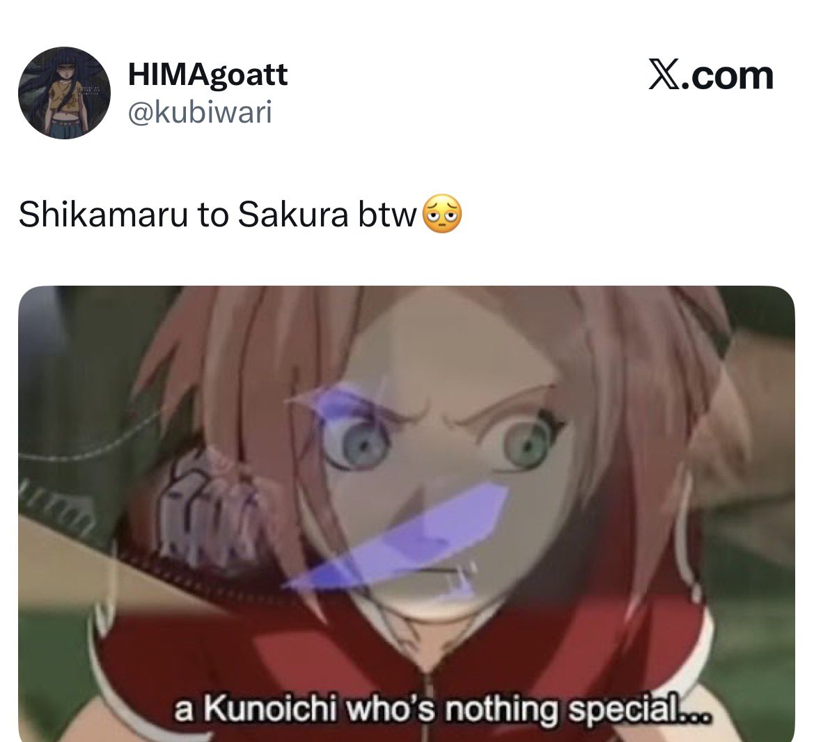 Some oomfs (who are sakura and sarada stans) are following this acc, I’m unfollowing all of you idgaf
