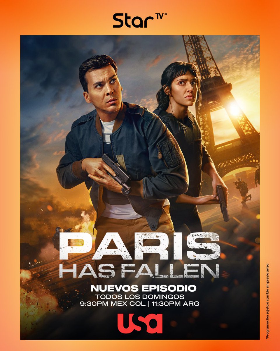Hoy toca domingo de acción con París Bajo Fuego 🔥
Y tú… ¿qué serie no te pierdes en USA canal 210? 👀
Pasa un domingo relax con #StarTV.📺🍿