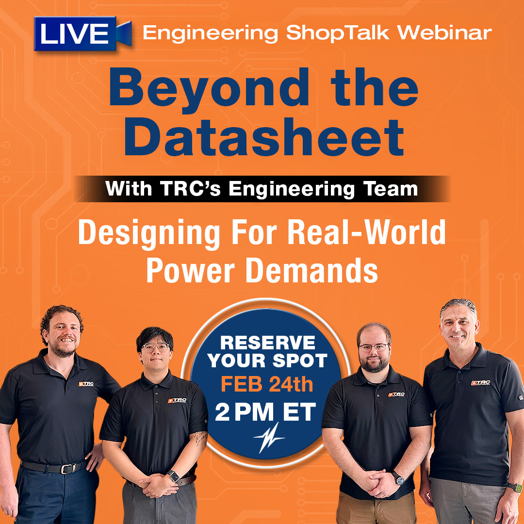 Designing for real-world power demands means planning for more than what the datasheet outlines.

📅 February 24th
⏰ 2:00 PM ET

Reserve your spot:
hubs.li/Q043HzfS0