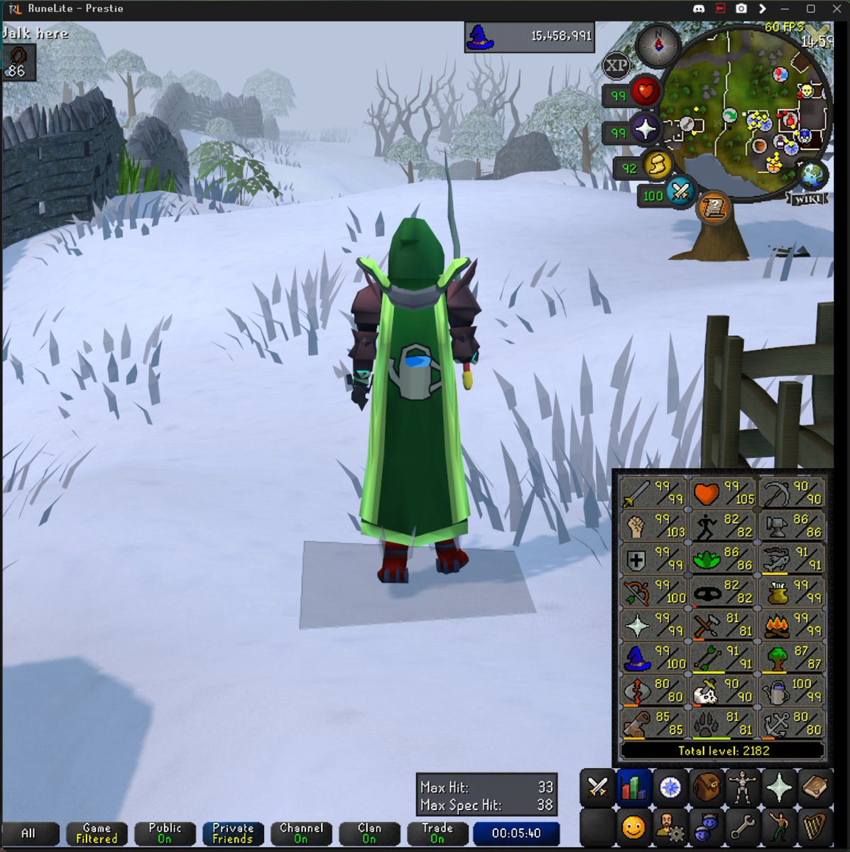 Finally hit 99 farming on osrs this morning! Slowly but surely maxing on osrs so I can finally say I'm maxed on both versions of Runescape at the same time. I didn't have anyone to celebrate with, so I'm posting it here! 🥳🎉