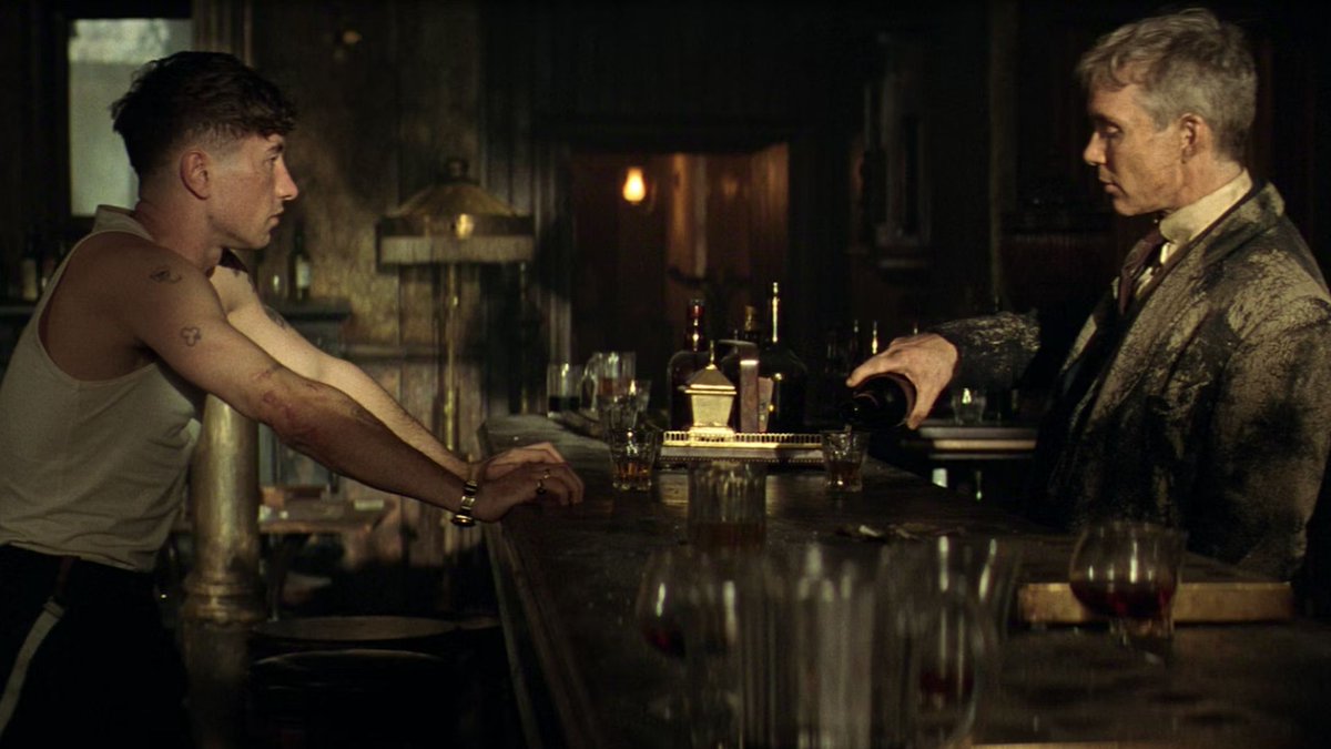 screentime's tweet photo. Barry Keoghan is playing Tommy Shelby’s “troubled” son, Duke in ‘PEAKY BLINDERS: THE IMMORTAL MAN’

“Who’s got bluer eyes? I look more Cillian Murphy than Cillian looks Cillian Murphy”

(via: Empire) https://t.co/4TufVxtpZ8