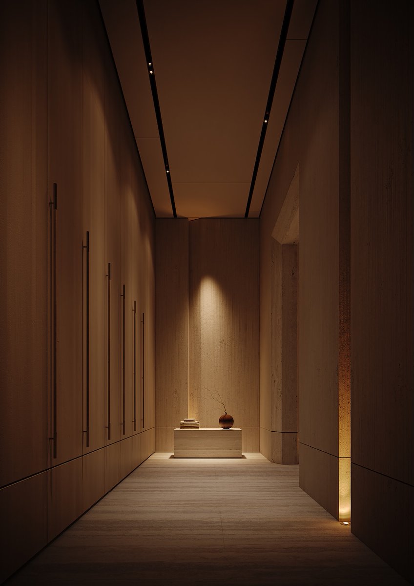 Architizer's tweet photo. The client—a Saudi Arabian prince—commissioned YODEZEEN to design a contemporary mosque as part of a larger 12,000 m² private complex in Riyadh. The brief called for a design that respects the sacred spatial principles of Islamic architecture while reflecting YODEZEEN’s modern, sculptural aesthetic. 

📍Riyadh, Saudi Arabia
Project by: YODEZEEN
Details: https://t.co/hDMjT4QMfP