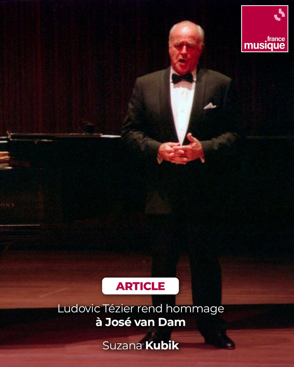 Après la disparition du baryton-basse José van Dam, le baryton Ludovic Tézier a souhaité lui rendre un dernier hommage. Il évoque pour France Musique quelques souvenirs qui ont marqué son parcours d'artiste ➡️ l.francemusique.fr/eyA