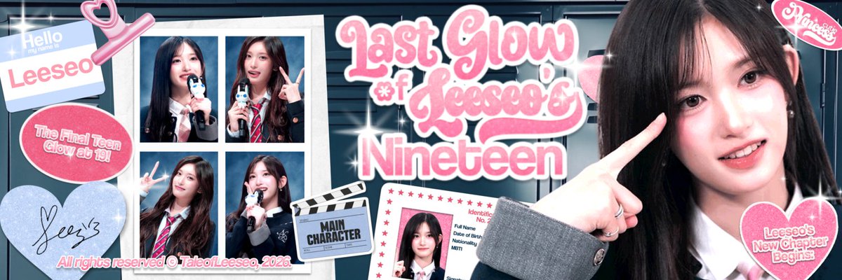 ⠀⠀
ⓘ With caps held high and hearts a little fuller, 𝗟𝗲𝗲𝘀𝗲𝗼 walks into the last page of her teenage years. This 𝘁𝘄𝗶𝗯𝗯𝗼𝗻 is a ribbon of memories, holding every laugh and dream as she moves toward what’s next. 🏹 

🩷, tinyurl.com/thelastnineteen.
⠀⠀