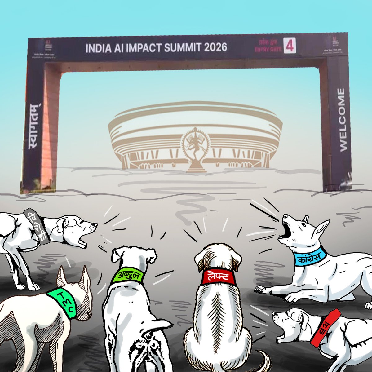 JDumde's tweet image. AI समिट से सबसे ज्यादा दिक्कत राजनीतिक डॉग्स को है...

तभी तो भारत की छवि खराब करने का कोई भी मौका नहीं छोड़ रहे हैं।
#RahulGandhi 
#Pappu final kick ... 🦶 😂 
#पप्पू के पीछवाडे पर दर्दनाक 🦶!!
#AIImpactSummit2026 #AISummit
#AISummit #Shame #Congress #IndiaAIImpactSummit2026