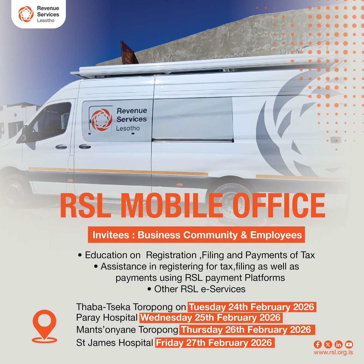 Revenue Services Lesotho tweet media