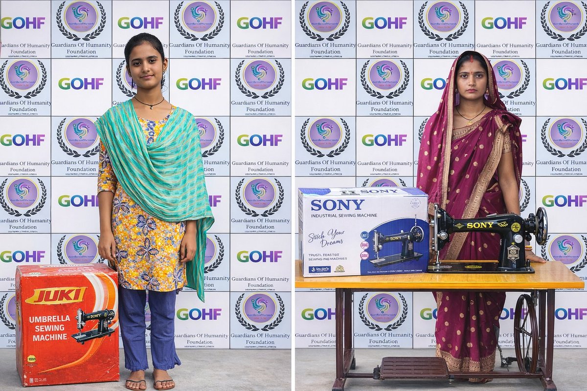 0607_prince's tweet photo. Free Silai machine distribution by Guardians Of Humanity Foundation (GOHF) under {Ma janki silai Traning centre} in Parihar Sitamarhi Bihar (843324) #WomenEmpowerment #pri_squad #gohf_ https://t.co/CFEaomKY5m