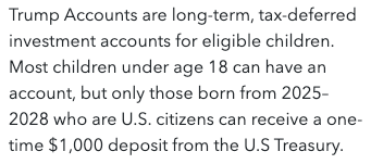 There are a lot more serious issues in our country but getting prompted to put money into "Trump Accounts" when I file my taxes is just so fucked up.