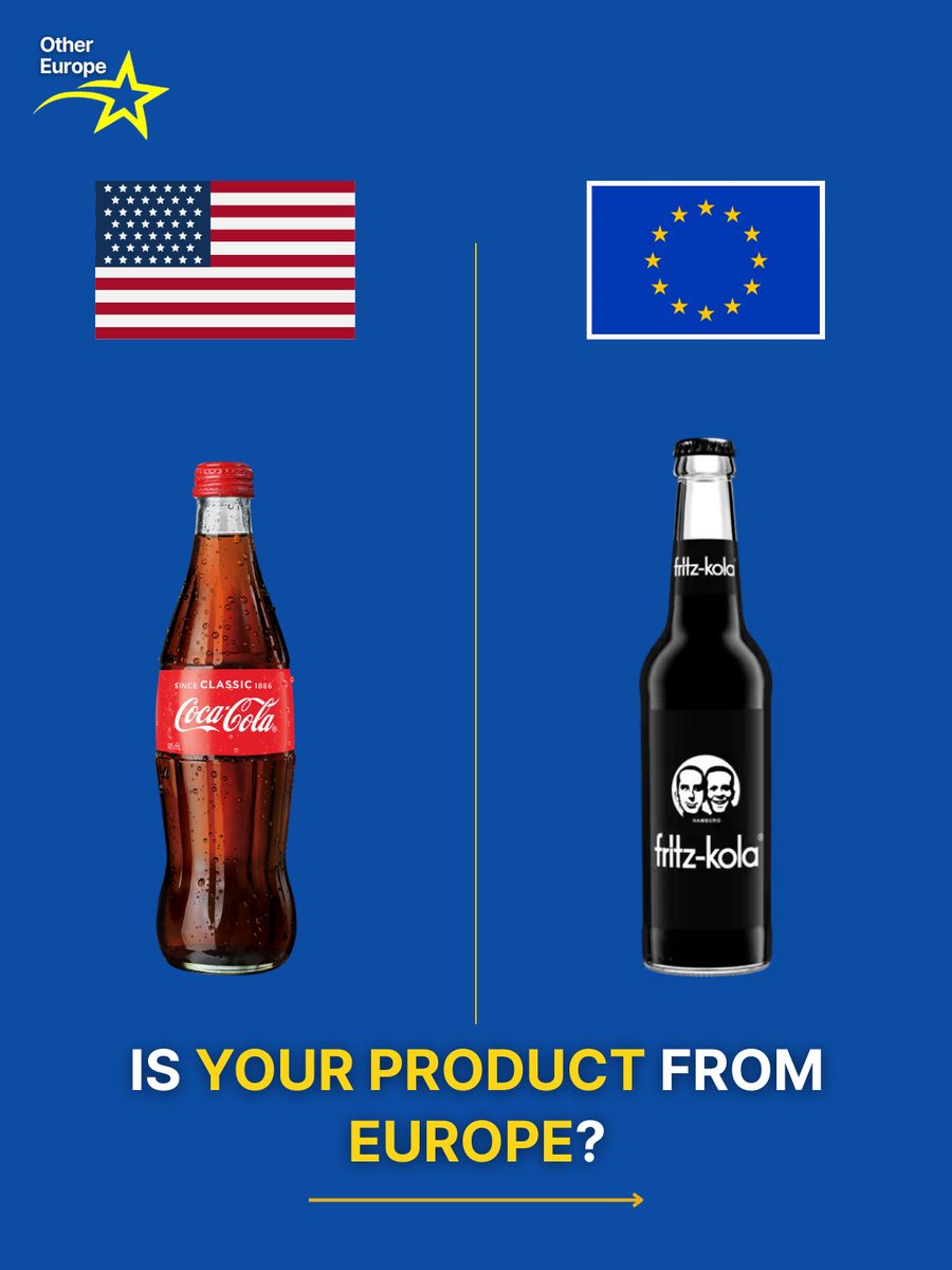 From Europe or from the US? 🇪🇺

BrandSnap is a new app that helps you quickly check where a product comes from just by taking a photo. If it’s not European, it also suggests similar alternatives from across Europe.

Here: play.google.com/store/apps/det…