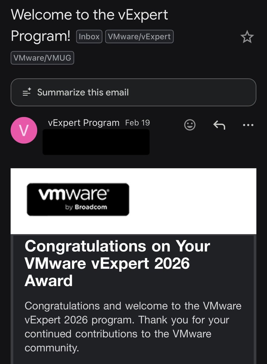 RichardKenyan's tweet image. What a lovely email to wake up to. 9 consecutive years! Being a part of the @vExpert #vexpert program has helped shape my career, and I’m still humbled.
#vcommunity #VMware @MyVMUG #vmug