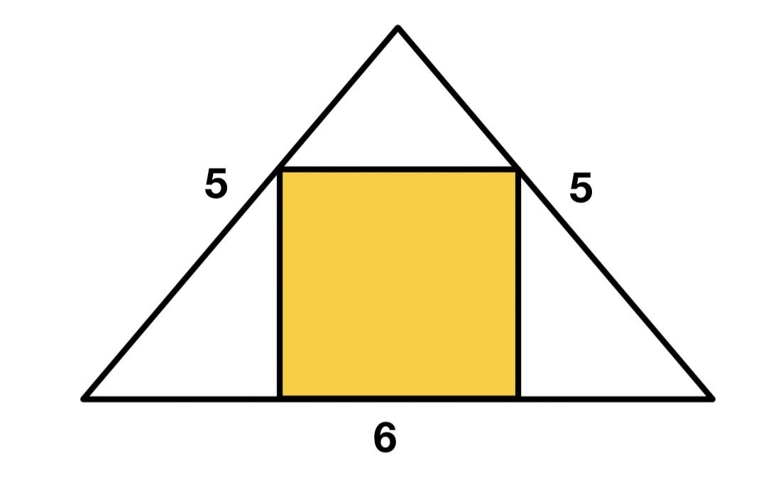 What is the area of this square?