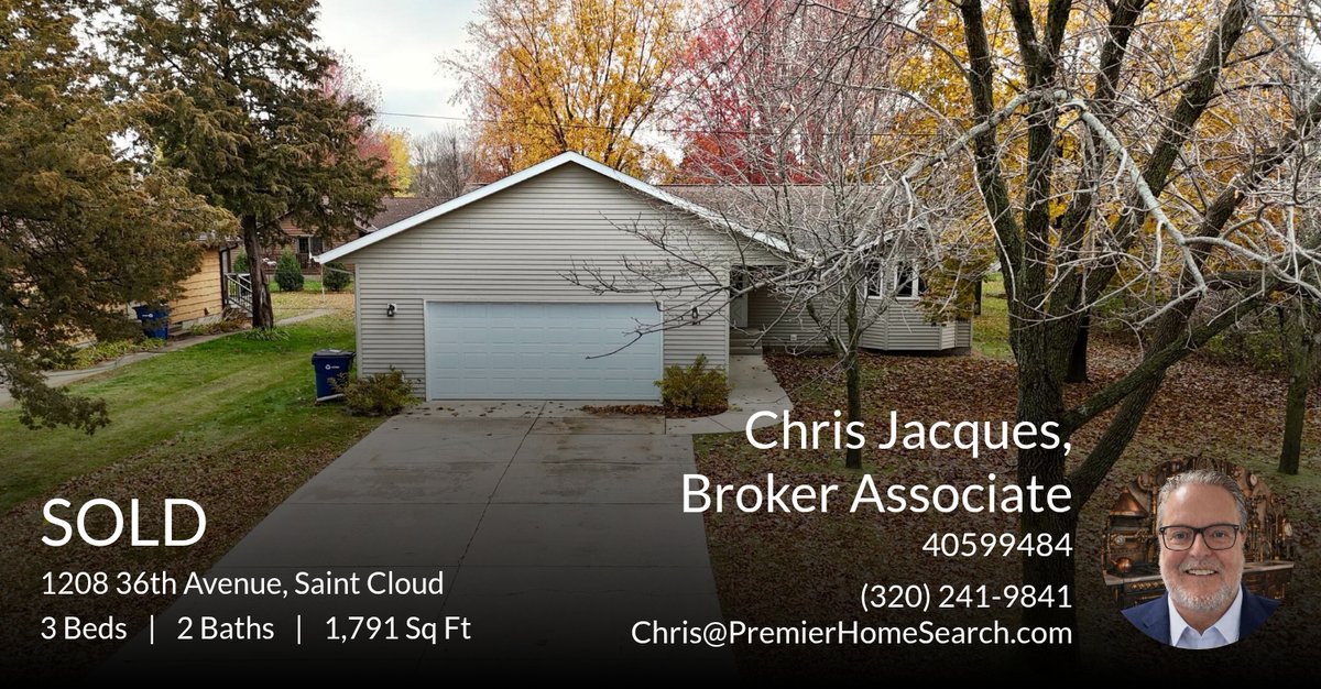ChrisJacques65's tweet photo. Check out this listing that just sold in Saint Cloud! If you're thinking about selling your home, send me a message or give me a call at (320) 241-9841 so we can talk about your options.

#chrisjacques #premierhomesearch... https://t.co/qPf8A2nitJ https://t.co/4PAW7TfMAX