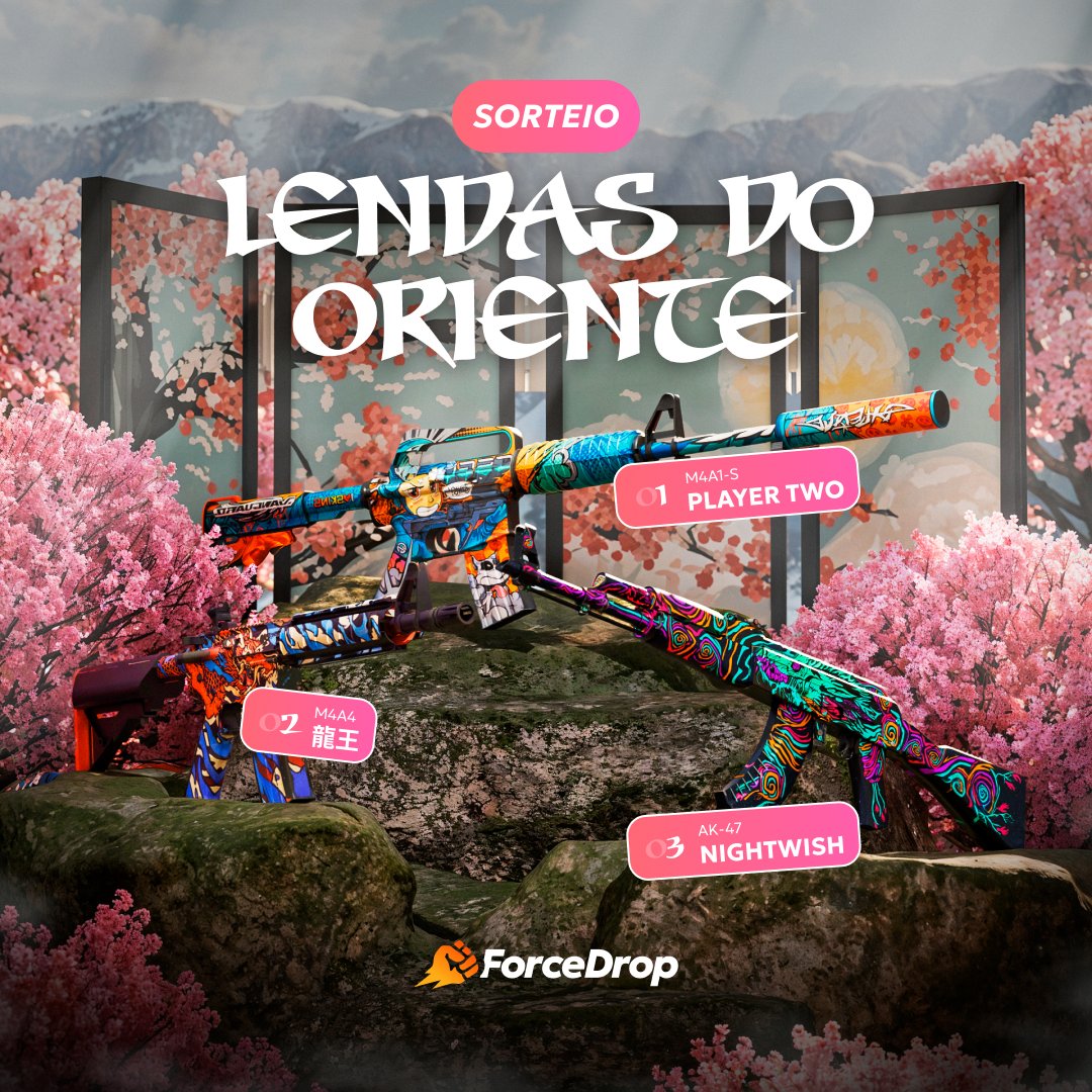 🚨SORTEIO DE CS2! 🚨
Siga <a href="/forcedropbrazil/">ForceDrop Brazil</a> e <a href="/julihcs/">julih</a> 

RT + like
Comente seu ID do ForceDrop

Resultado dia 27/02
As melhores skins você encontra no ForceDrop.
Use o cupom JULIHCS e ganhe 40% de bônus no seu depósito