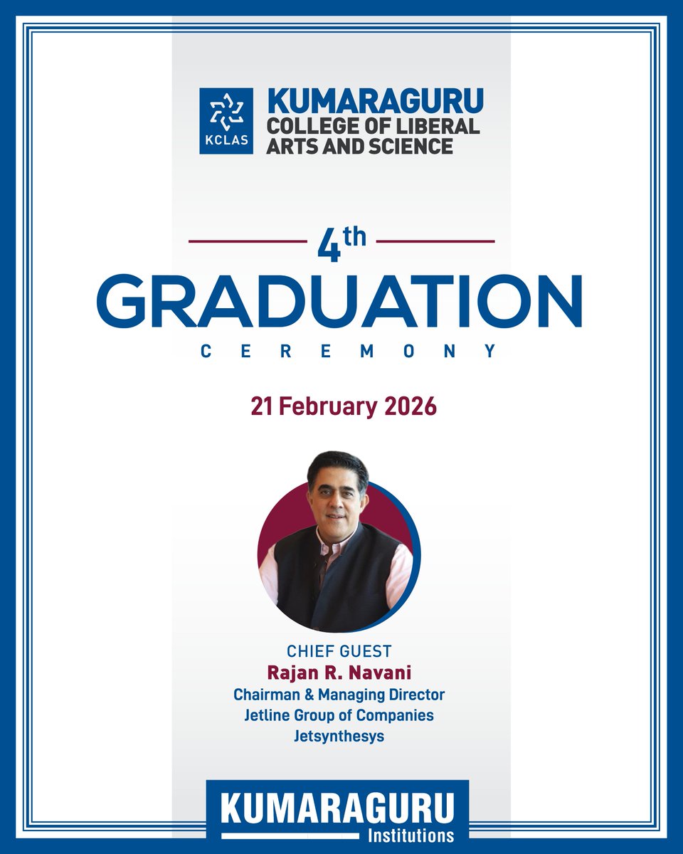 Kumaraguru College of Liberal Arts & Science tweet media