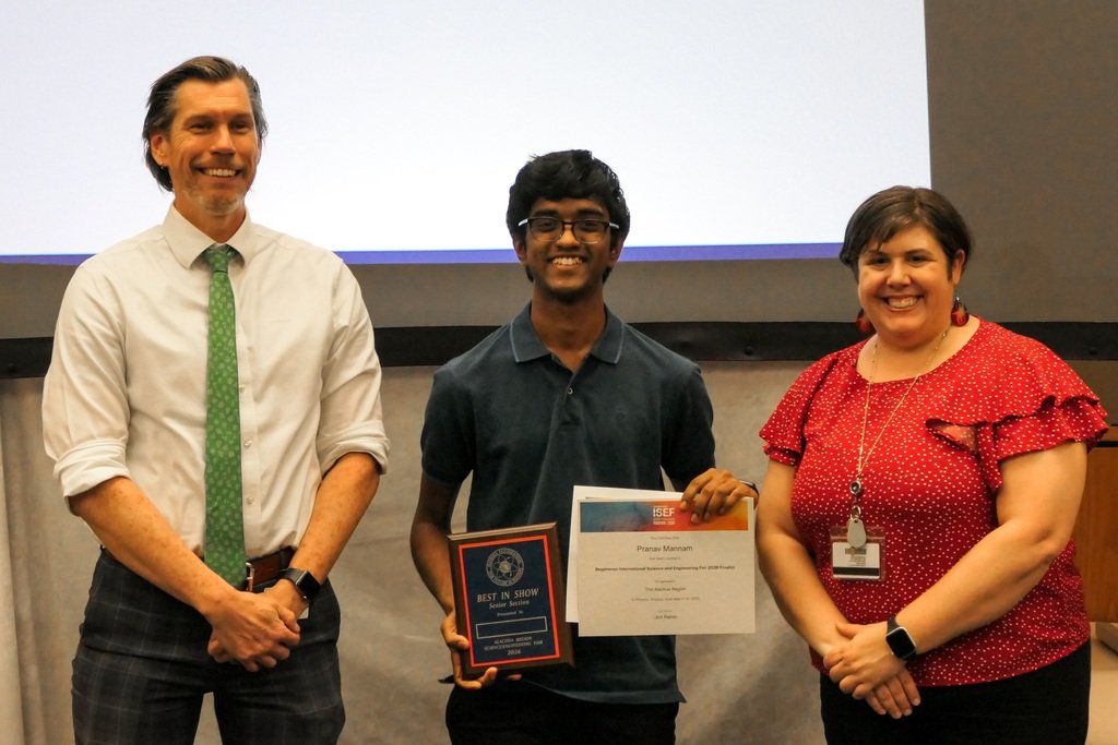 AlachuaSchools's tweet photo. Congratulations to the winners in the Alachua Regional Science Engineering Fair, including Best of Show Senior Division winner Pranav Mannam from Eastside High School. He's  earned  a spot in the prestigious international fair! https://t.co/AAbGCX9EHA https://t.co/gshWlqZRx3