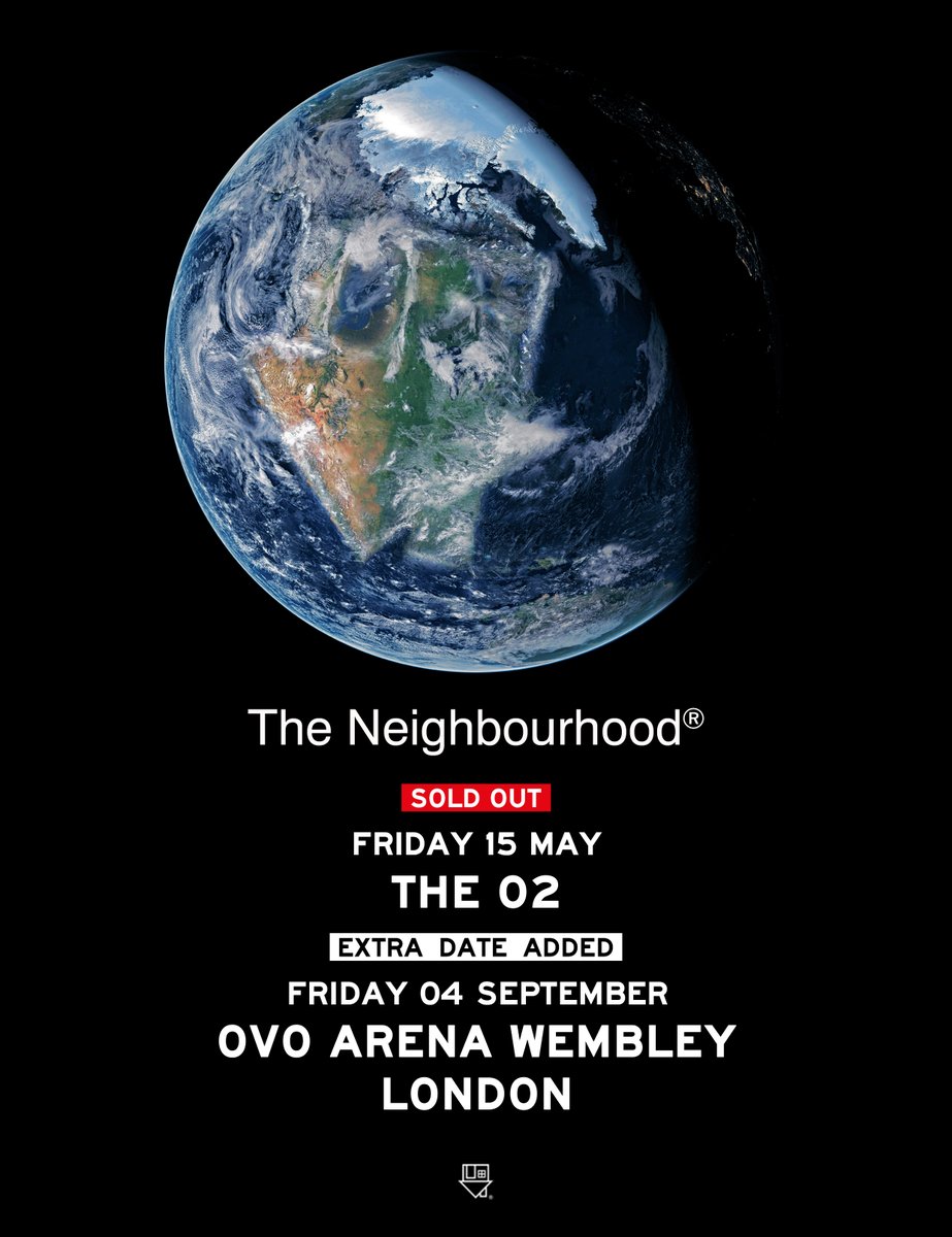 OVOArena's tweet image. 🌍 @thenbhd will head to @ovoarena Wembley on 4 September 2026 ⬇️ 

💚Venue Presale: 11AM Tuesday 24 February via newsletter
🎟️ Tickets: 11AM Thursday 26 February

#theneighbourhood #sweaterweather #ovoarenawembley #london #theworldtour