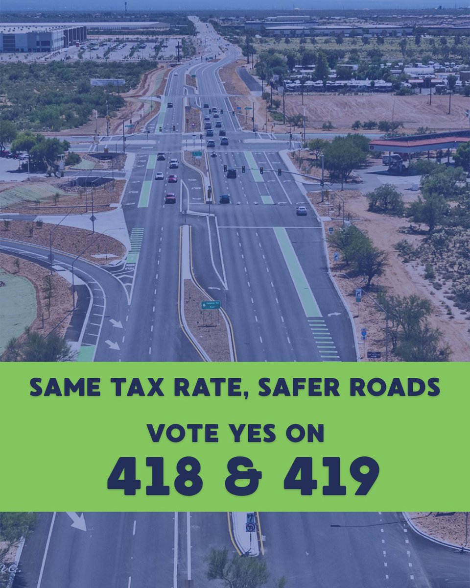 construction_ke's tweet photo. This is how we maximize our investment.
Props 418 &amp; 419 leverage state and federal dollars to build safer, more equitable roads across Southern Arizona.

#Yes418and419 #ConnectPima #RTANext #OurRoadsOurFuture https://t.co/T3dX2wadtW
