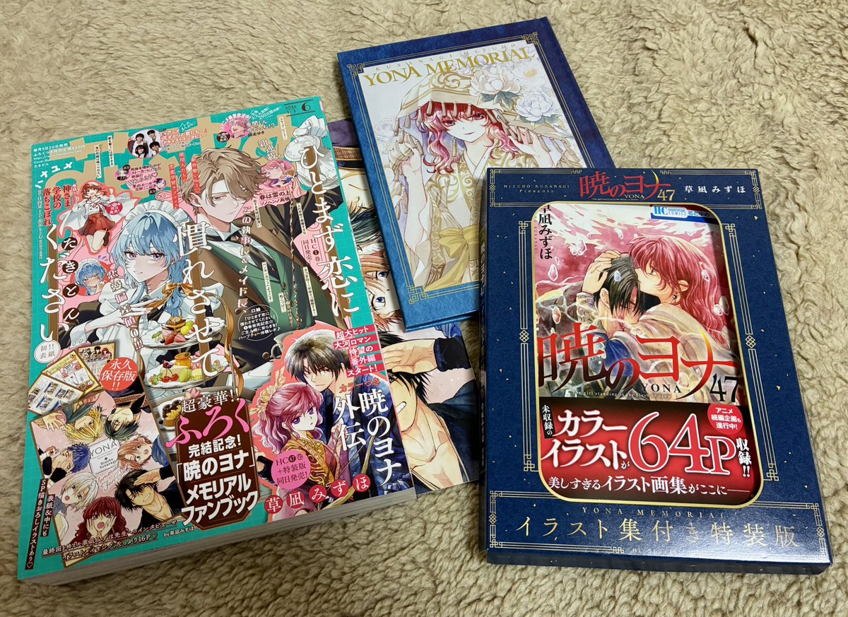メモリアルファンブックが欲しくて花ゆめ本誌ゲット❣️残り一冊