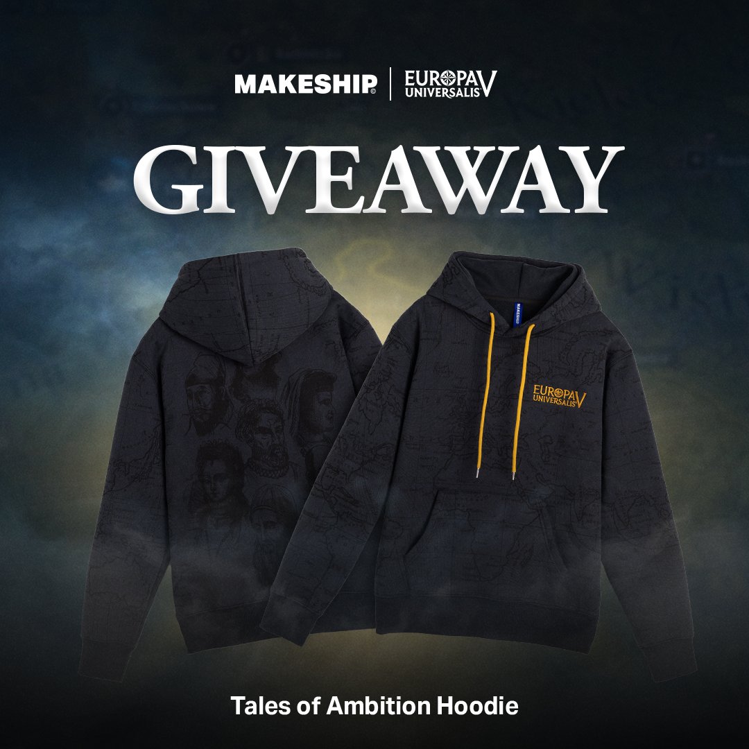 Bear witness to the ambitions of rulers, explorers and visionaries!

The Trials of Ambition Hoodie crosses the horizon and shall soon be in your hands. Crafted by the famous tailors guild <a href="/Makeship/">Makeship</a>. 

To celebrate its arrival, two lucky souls will don the mantle of ambition