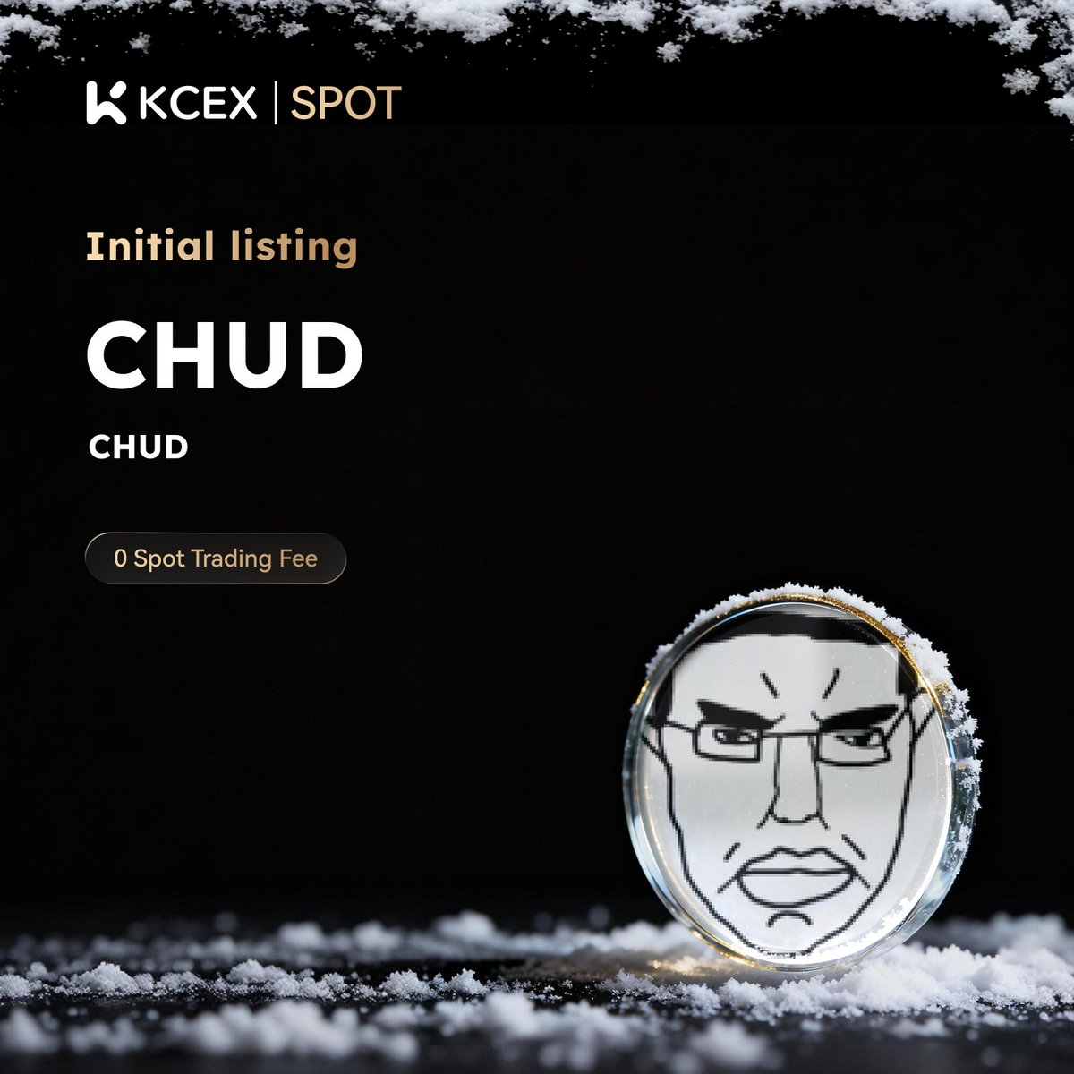#KCEX Initial Listing! 🎉 Enjoy zero fees on spot trading

$CHUD , a meme coin on #SOL chain, is now live on the KCEX Spot Market.   <a href="/chudcoinsol/">chud</a>

🔹 Deposits: Opened
🚀 CHUD/USDT Trading Starts: 2026-02-20 13:25 (UTC)
👉 Trading Now: kcex.com/exchange/CHUD_…
🌐 Details: