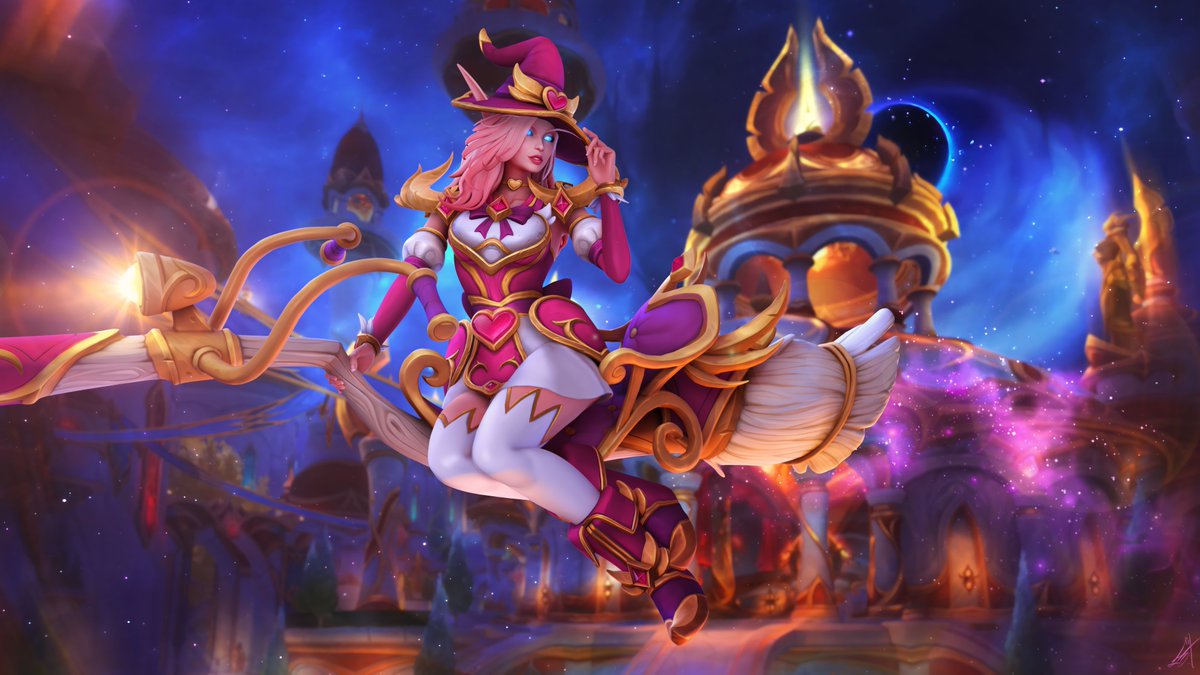 "Approaching Midnight". 💜

#worldofwarcraft