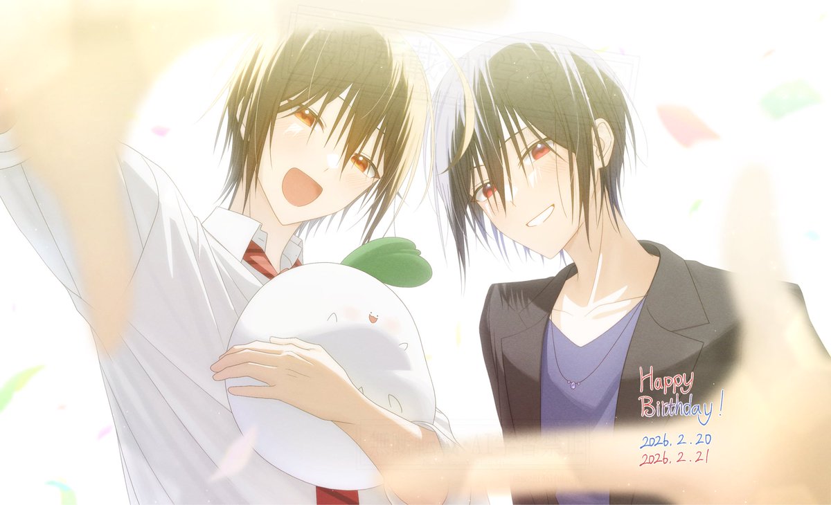 改めて☀️☔️おめでとう！！！！🎂🎊
#安倍晴明生誕祭2026
#安倍雨明生誕祭2026
#よはじFA