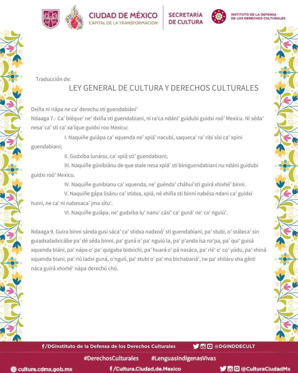 Instituto de la Defensa de los Derechos Culturales tweet media