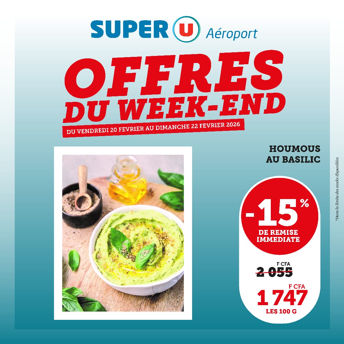 Comme chaque semaine, découvrez les offres exclusives qui vous attendent à Erevan Aéroport !

Foncez en magasin avant qu'il n'en reste plus !